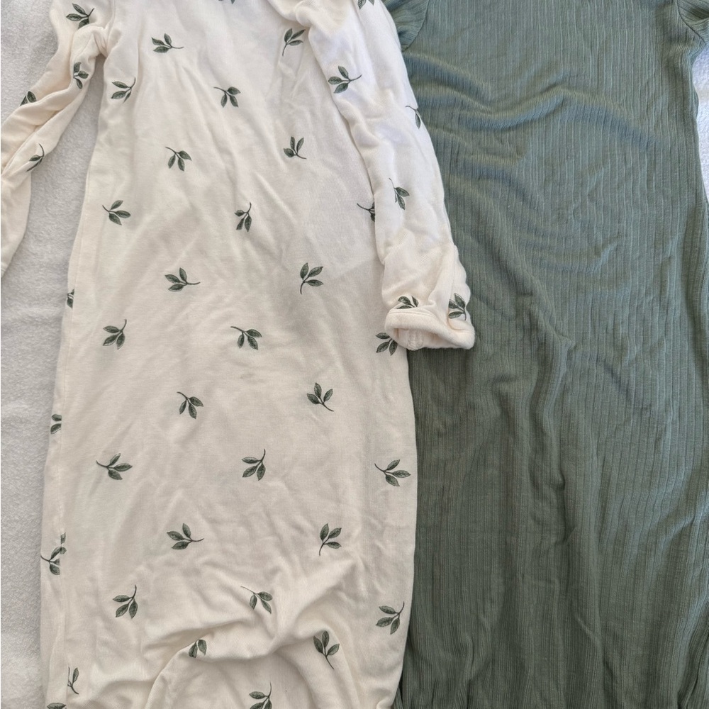 Carter's PurelySoft Olive Ribbed Baby Romper